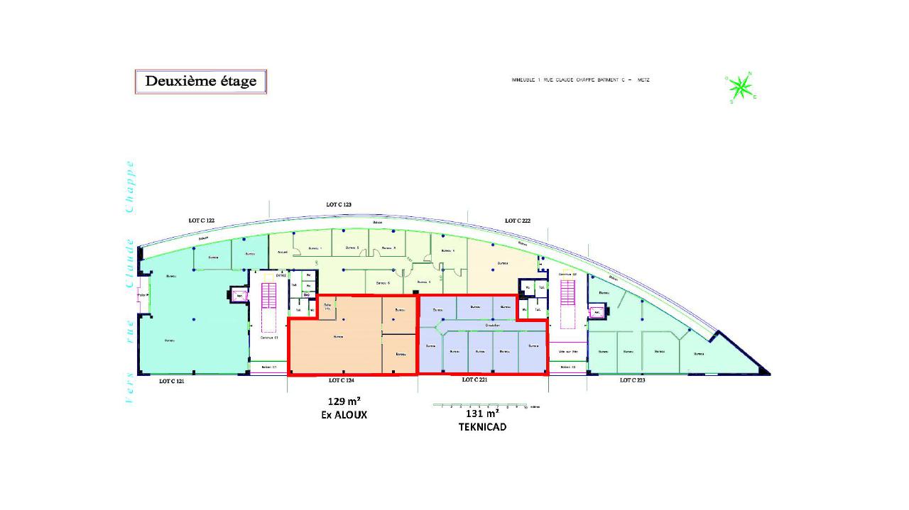 Bureau Metz 191m² Location bureau Metz Moselle OLBUR2310179 14